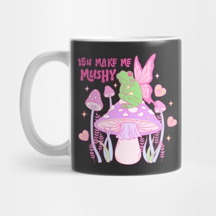 You Make Me Mushy Frog Love Mug